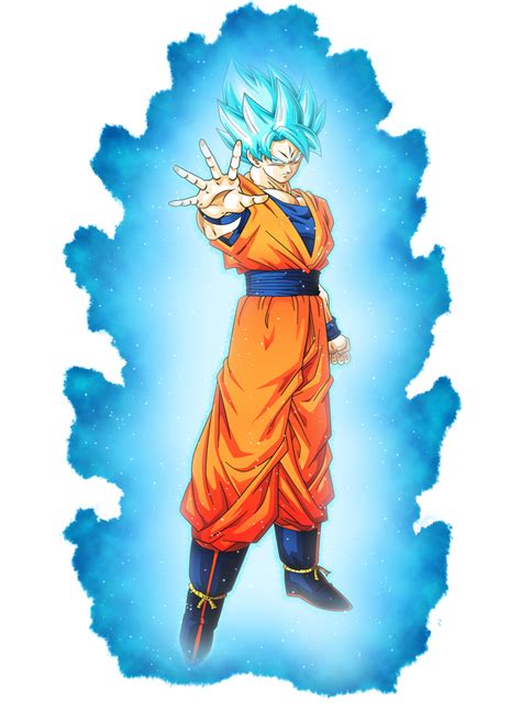 Super Saiyan Blue Goku 4 Aura By Aubreiprince On Deviantart