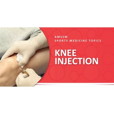 Knee Injection Sports Medicine Today