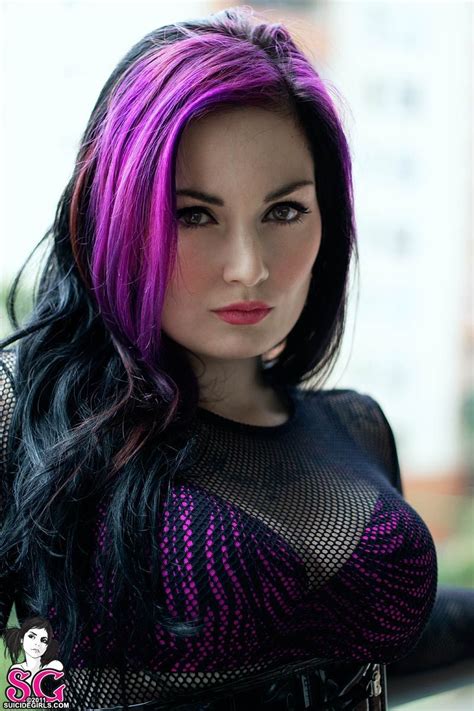Beautiful Eyes Gothic Hairstyles Purple Hair Dark Purple Hair Free Nude Porn Photos