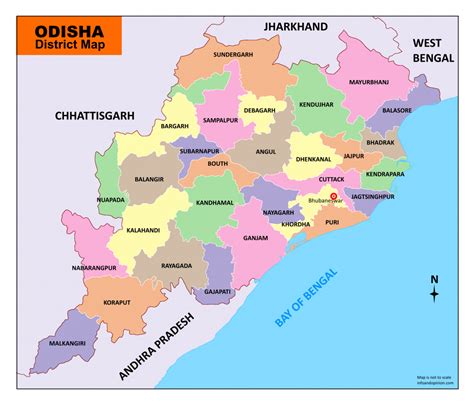 Orissa Map Download Odisha Map Free In Pdf Infoandopinion