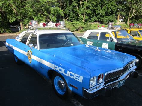 Old Blue New York Police Department Vehicle Police Cars Old Police