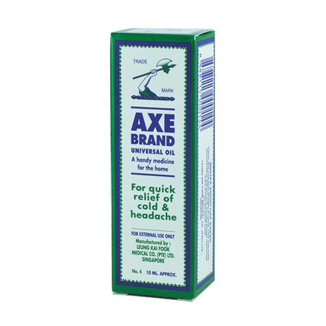 It is pure in color, pleasant in odour. Axe Brand Universal Oil, 10ml | Topical Pain Care | Pain ...