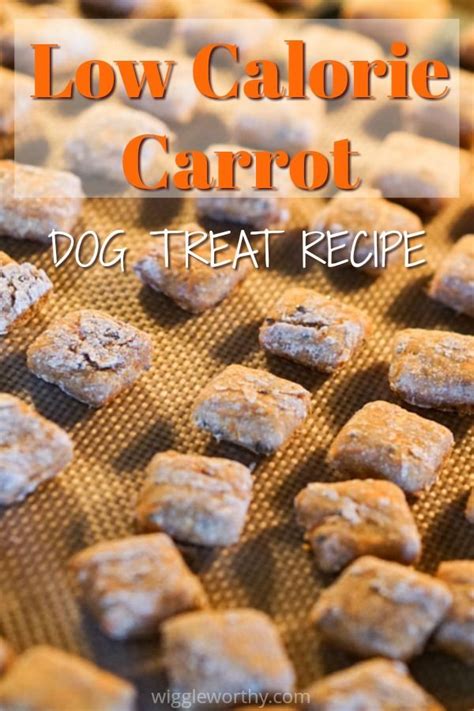 Find the perfect diy dog treat recipe here. Low Calorie Carrot Dog Treats | Recipe | Dog treats grain ...