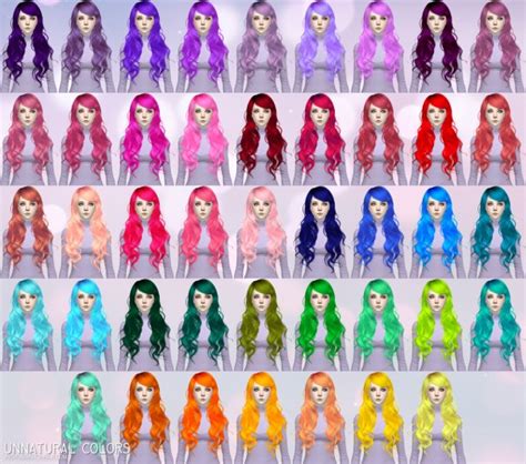 Sims 4 Hairs Aveira Sims 4 Newsea`s Sparklers Hair Retextured