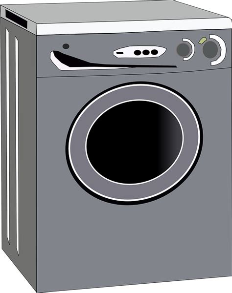 Lavando Máquina De Lavar Roupa Gráfico Vetorial Grátis No Pixabay