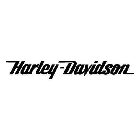 Harley Davidson Script Text Harley Davidson Stickers Harley Davidson