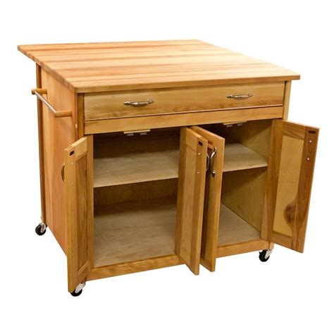 This is because you will need more material to. Deep Island Drop Leaf Kitchen Cart | Kohls | Panel doors ...