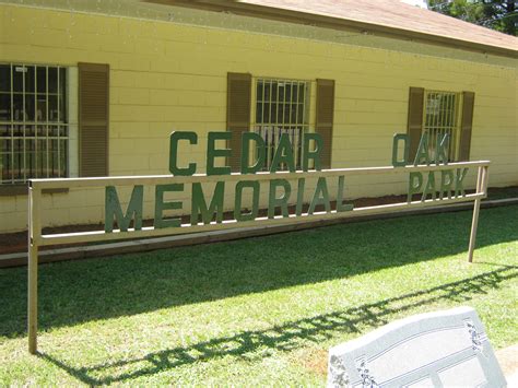 Cedar Oak Memorial Park in Tuscaloosa, Alabama - Find a Grave Cemetery