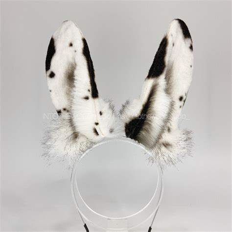 Oreo Black Spot Rabbitbunny Ears Tail Etsy