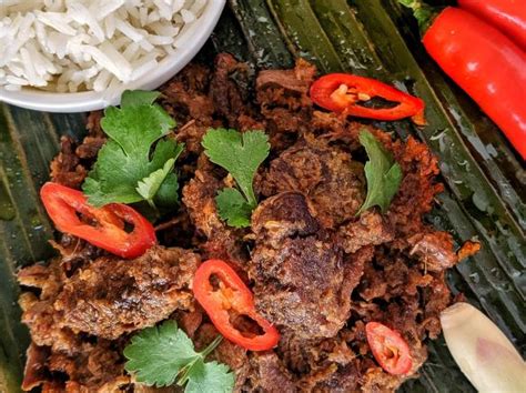 Beef Rendang Indonesian Beef Chilli And Coconut Dry Curry By