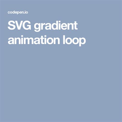 Animated gradient on text by patrick young. SVG gradient animation loop