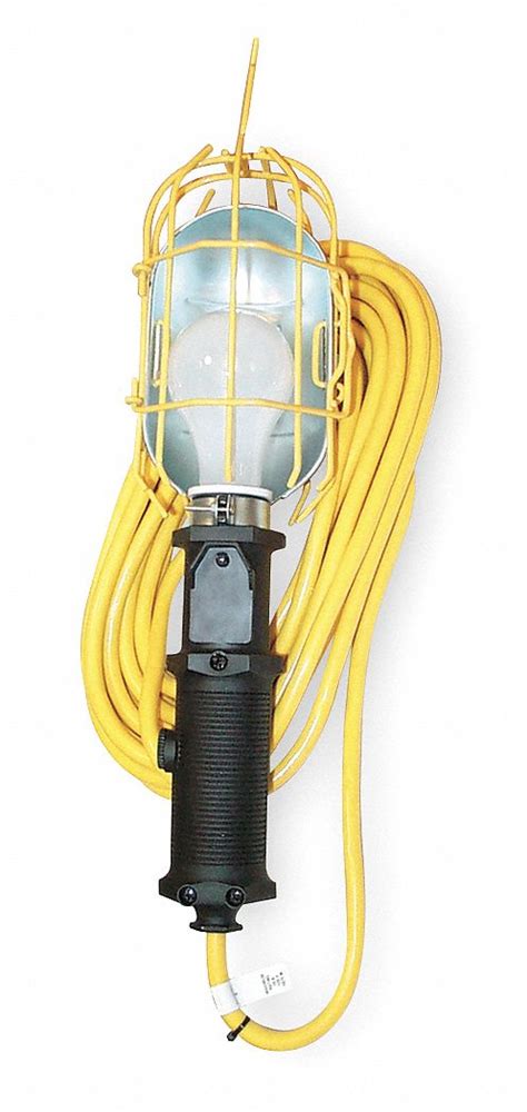 Lumapro Incandescent Hand Lamp 100 W Lamp Watts 25 Ft Cord Length