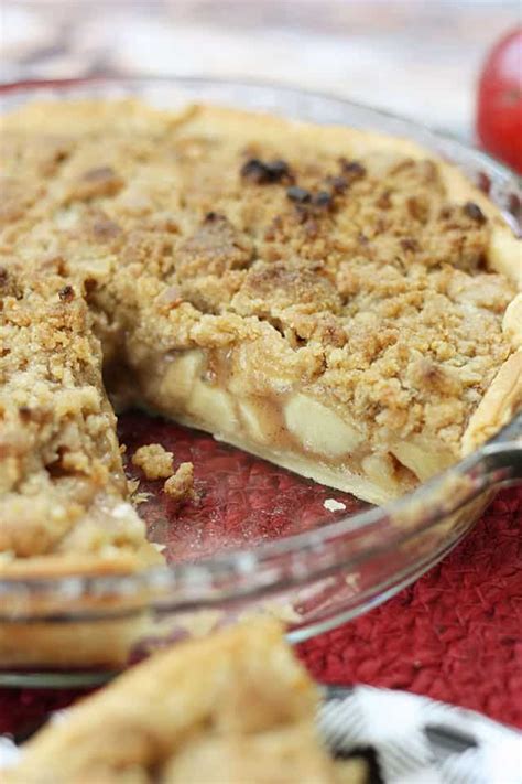Apple Crumb Pie Mostly Homemade Mom Recipe Apple Crumb Pie Apple Crumb Baked Apple Pie