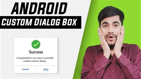 Custom Dialog In Android Studio Android Custom Dialog Tutorial