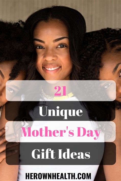 Three Women Hugging Each Other With The Text Unique Mother S Day T Ideas On It