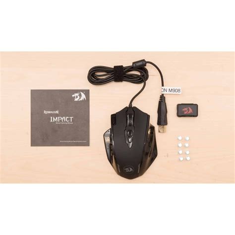 Redragon M908 Impact Mmo Gaming Mouse 12 Side Buttons Optical