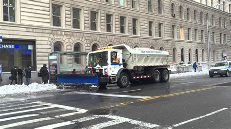 Very Rare Catch Of New York City Transit Salt Spreadersnow Plow On W