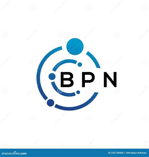 Bpn Letter Logo Design On White Background Bpn Creative Initials
