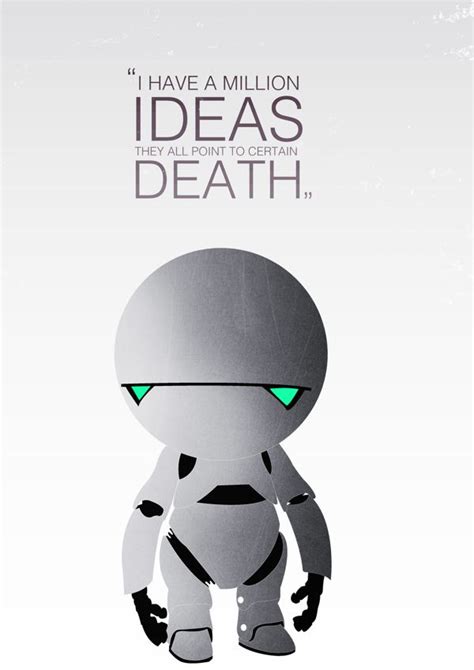 Marvin The Paranoid Android By Sadhbh Mccarthy Via Behance