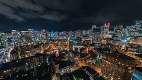 4k Timelapse Sequence Of Vancouver Canada Downtown Vancouver At
