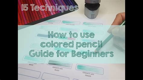 How To Use Colored Pencil For Beginners 15 Techniques Youtube