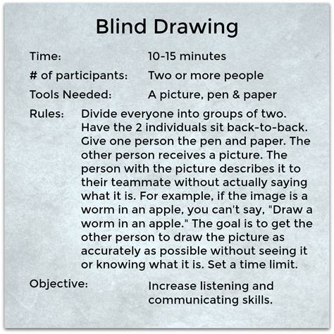 Here's a great game for a slumber party or wintry night. Blind Drawing Game-min | SimpleConsign