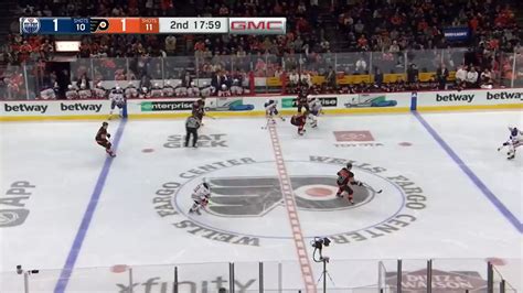 Unbeatable Moments: Carter Hart vs. EDM | Xfinity | Carter Hart doing