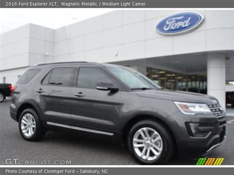 The one credited with starting it all — as far as america's love affair with the sport utility vehicle goes — the ford explorer has justifiably earned its status as a genuine american icon. Magnetic Metallic - 2016 Ford Explorer XLT - Medium Light ...