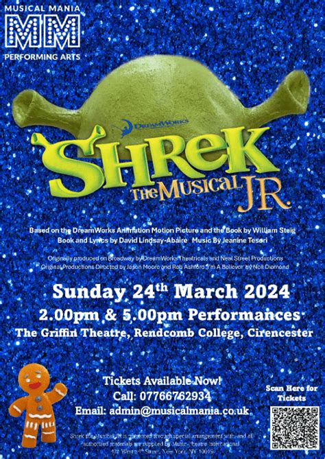 Shrek The Musical Jr At The Griffin Theatre Event Tickets From Ticketsource