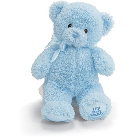 Teddy Blue Plush 10 Blue Teddy Bear Baby Toddler Toys Teddy Bear