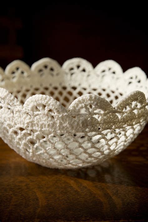 Lace Bowl · Extract From Crochet Adorned Reinvent Your Wardrobe With