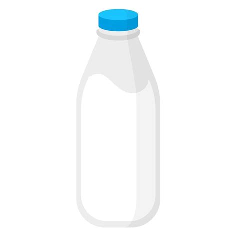 bouteille de lait frais de dessin animé de vecteur 4747432 Art