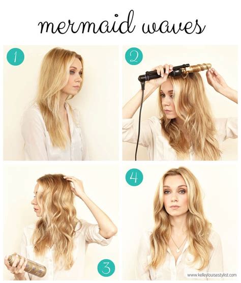 Mermaid Waves How To Curl Your Hair Short Hair Updo Hair Styles