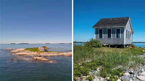 This Private Island In Maine With An Adorable Cottage Is For Sale For