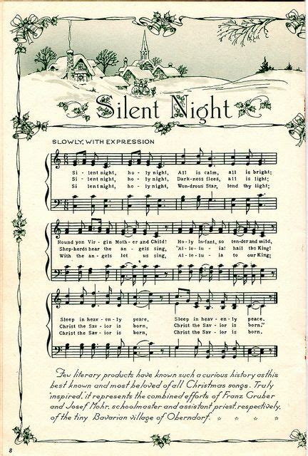 Vintage Christmas Music Sheet Printable