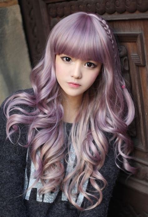 Lilac Hair Anime Eyes Hair And Makeup Sprightly Spring