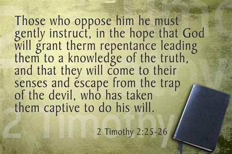 Memorize Scripture 2 Timothy 225 26