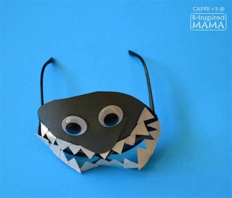 Super Cool Shark Mask Craft for Kids