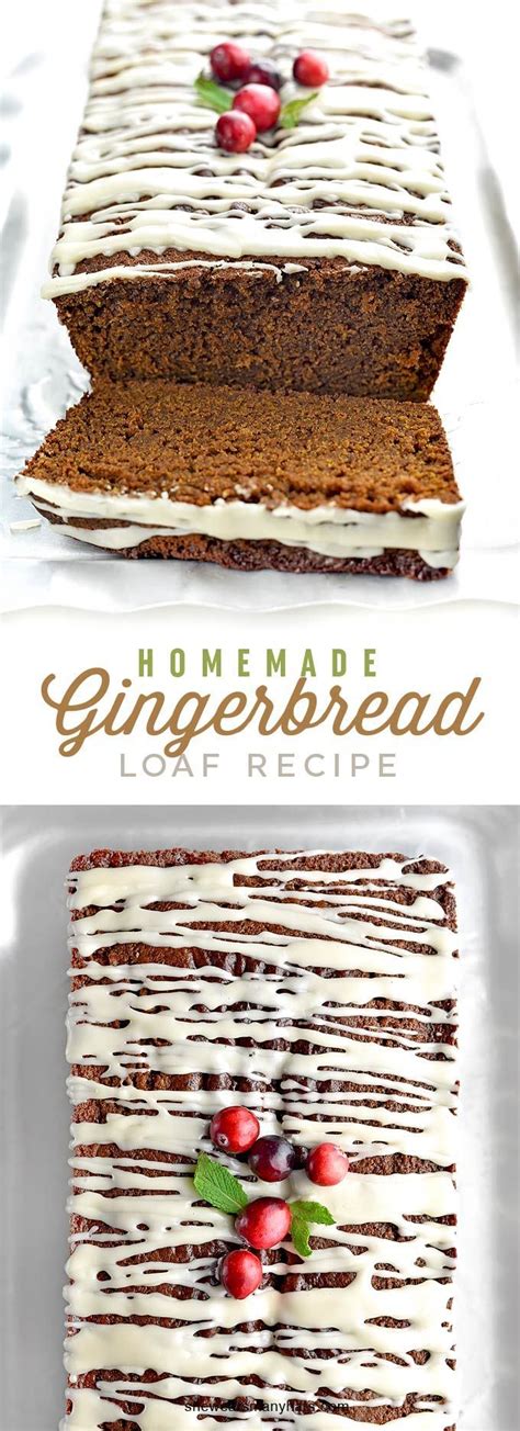 How to make christmas candy. Homemade Gingerbread Loaf Recipe | http://shewearsmanyhats ...