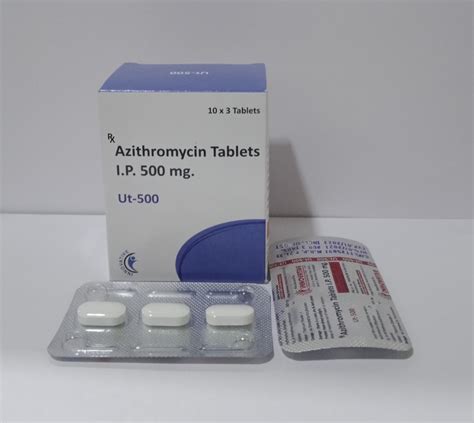 Ut 500 Azithromycin 500mg Tablets Azithromycin 500 Azithromycin