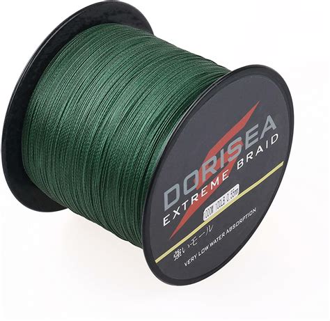 Dorisea Extreme Braid Pe Moss Green Braided Fishing Line Yards