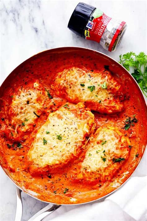 Creamy tomato italian parmesan chicken is a creamy red tomato parmesan sauce with delicious italian spices. Creamy Tomato Italian Parmesan Chicken | Healthy Chicken ...