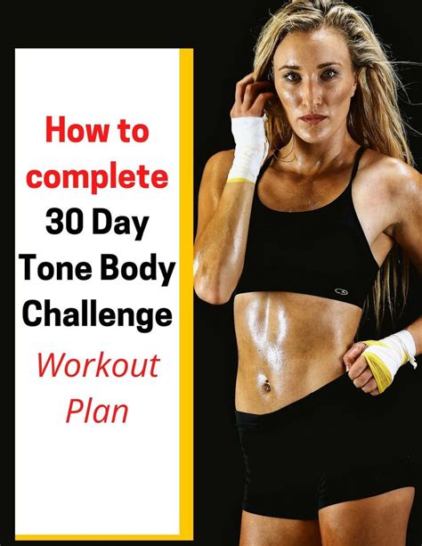 Tone Body Workout Plan Tone Body Workout Body Workout Plan Toned Body