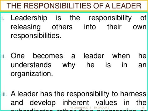 the fundamentals in leadership