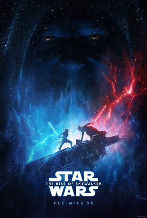 New Star Wars The Rise Of Skywalker Poster Features Palpatine Rey