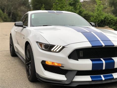 2017 Oxford White Wblue Stripes Gt350 For Sale 2015 S550 Mustang