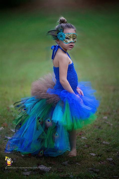 Pretty Homemade Peacock Costume For A Girl Coolest Homemade Costumes