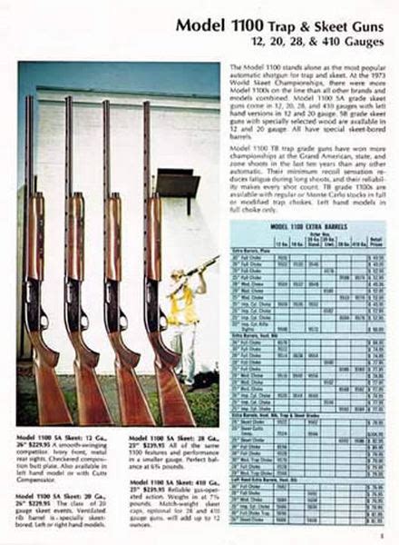 Cornell Publications Remington 1974 Sporting Firearms And Ammunition