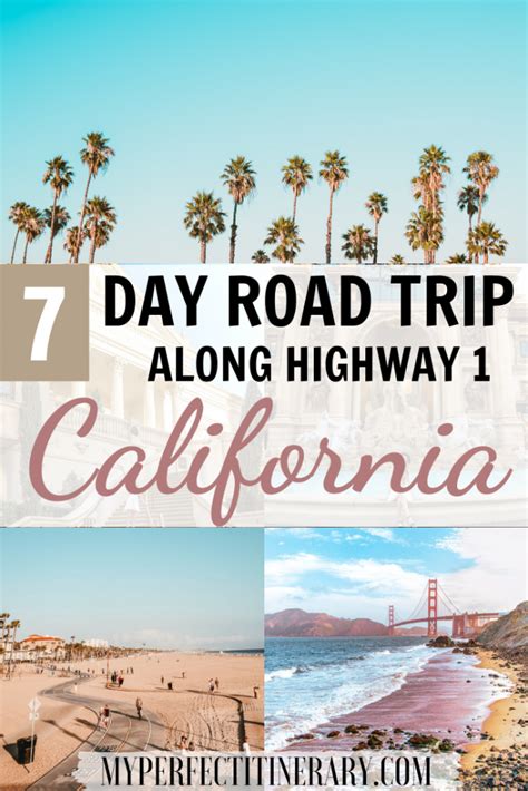 California Road Trip Itinerary 7 Days Along Pch