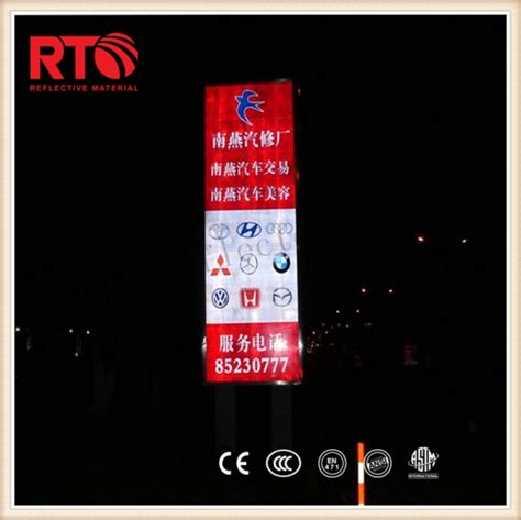 Pvc Prismatic Reflective Banner Flexreflective Advertising Filmvinyl